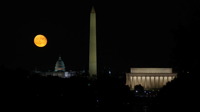 National Mall in Washington, D.C. at night