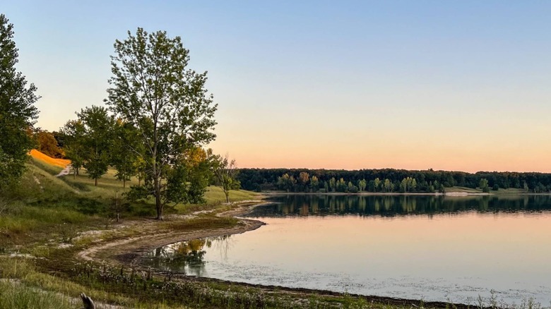 The lake at Dune Harbor Park in Norton Shores.