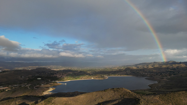 A view over Bard Lake and area surrounding Thousand Oaks