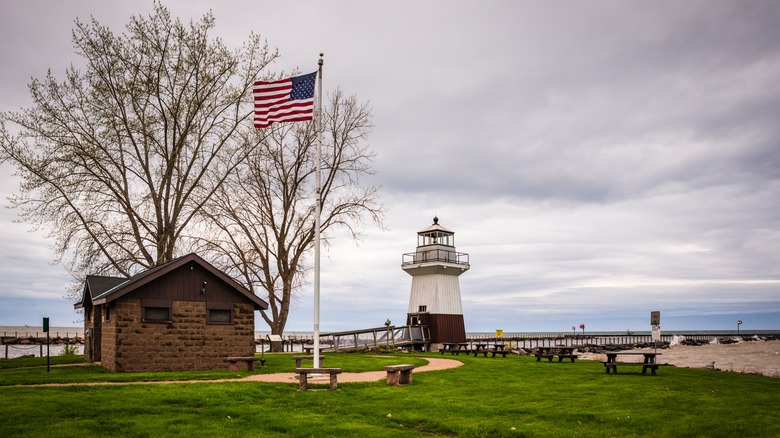 Old Orchard Lighthouse in Point Breeze, New York