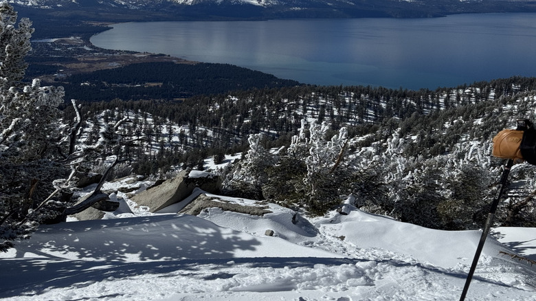 A view from Heavenly Ski Resort near South Lake Tahoe .