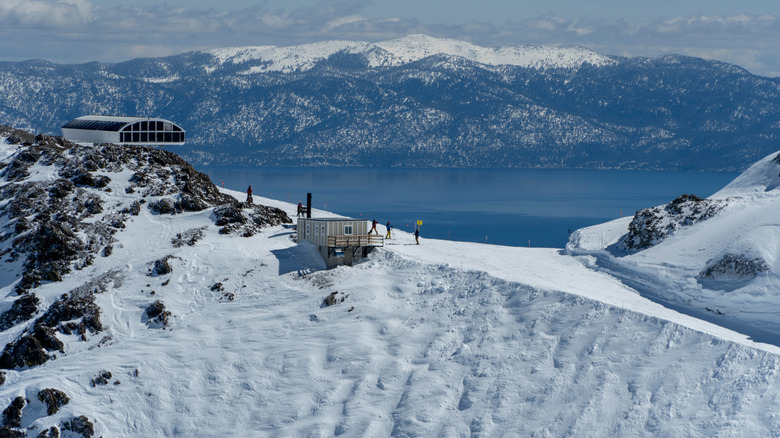 View of Lake Tahoe from Palisades Ski Resort