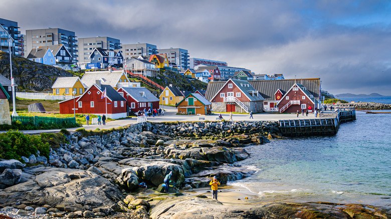 Houses in Nuuk, Greenland