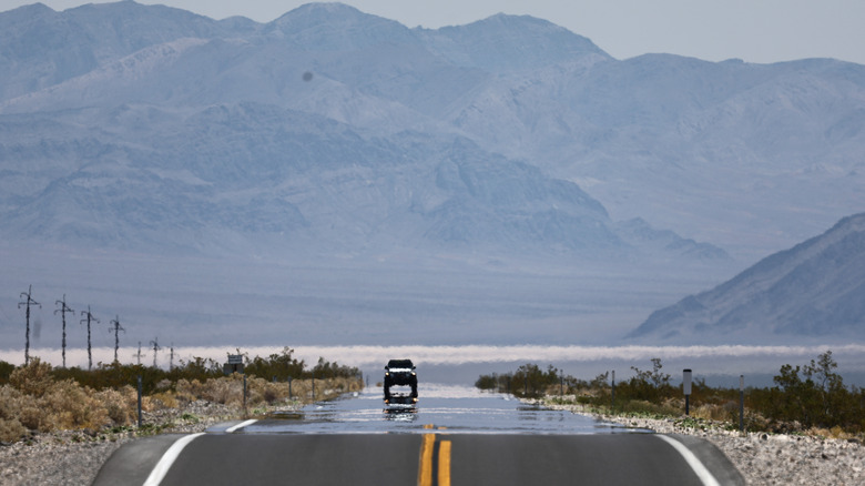 A Death Valley road