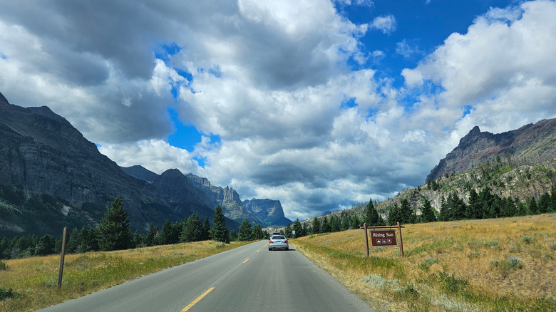 St. Mary Road in Glacier National Park