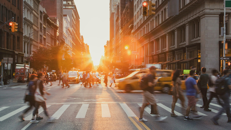 Intersection in New York City