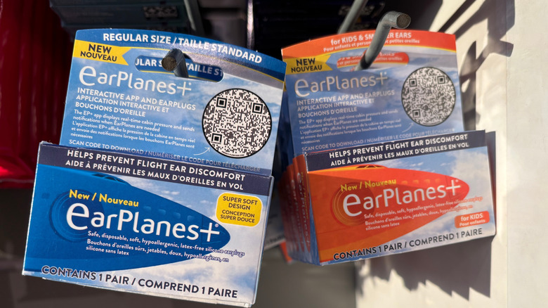 EarPlanes earplugs in packages