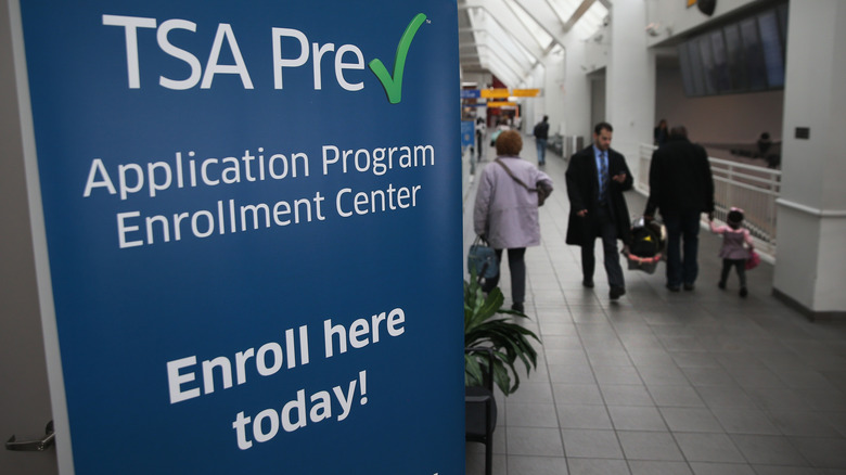 Sign for TSA PreCheck
