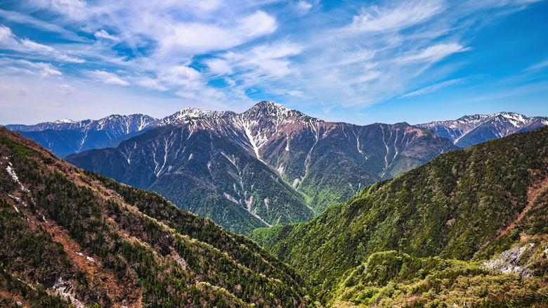 Mount Kita during the day