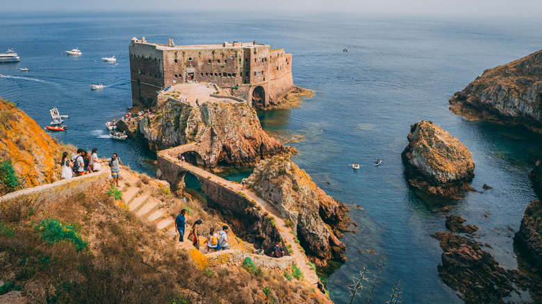 Fort of Saint John the Baptist on Berlenga Grande Island in Portugal