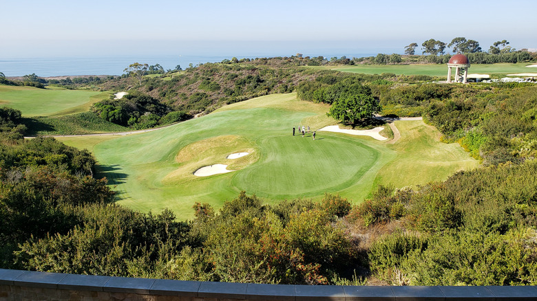 The golf course at the Resort at Pelican Hill