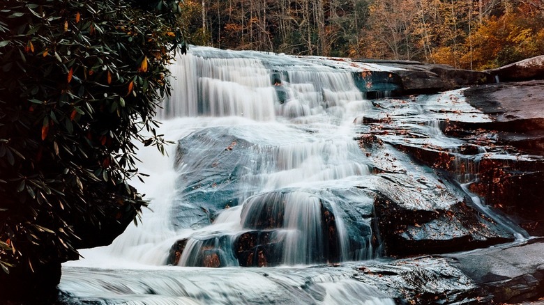 Triple Falls in Dupont State Forest, North Carolina