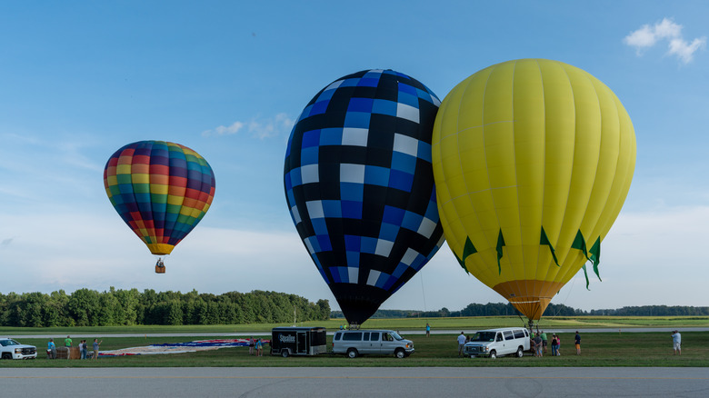Hot air balloons in Marysville
