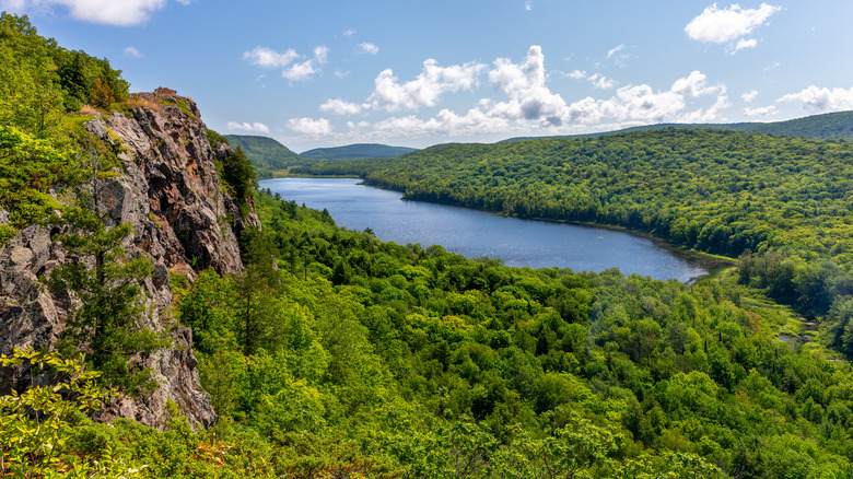 Lake of the Clouds in Wilderness State Park in Michigan's Upper Peninsula.
