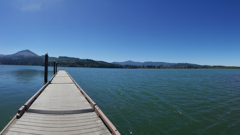 Pier on Dexter Lake
