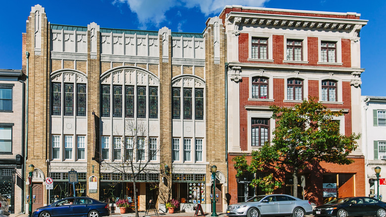 Handsome buildings gracing a street in downtown Carlisle, Pennsylvania