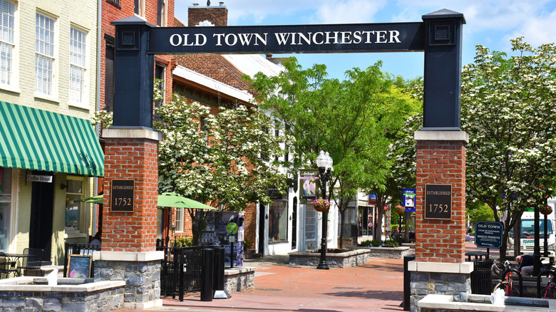 Old Town Winchester entrance in Winchester