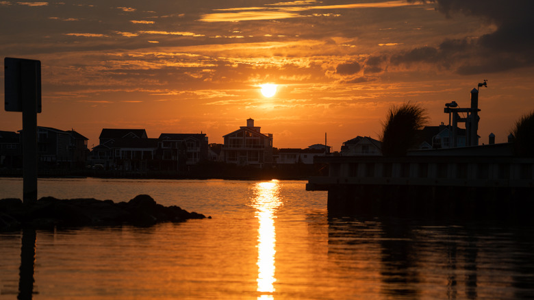 Sunset over Tuckerton Beach, New Jersey