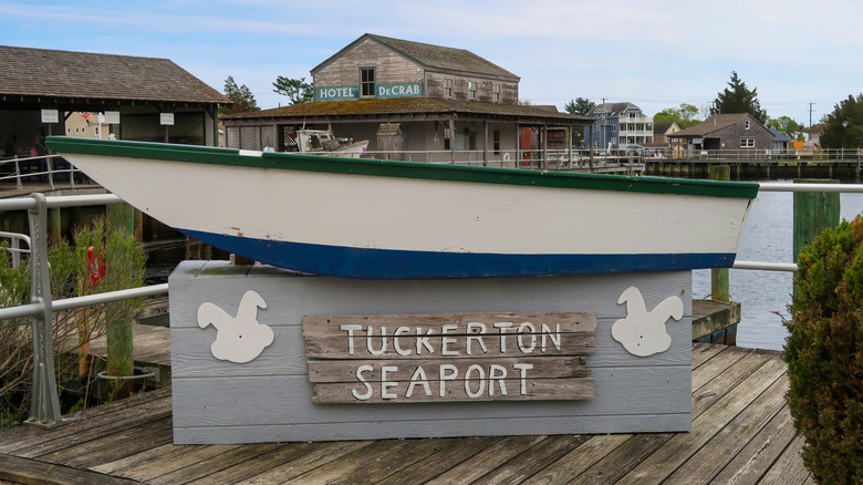 Historic Tuckerton Seaport sign