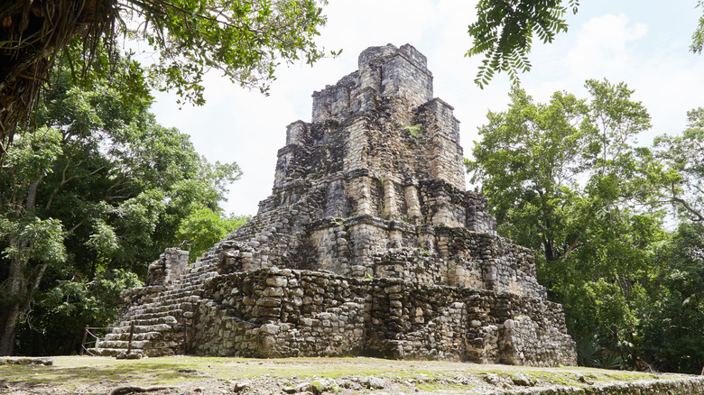 The Mayan ruins of Muyil in Tulum, Mexico