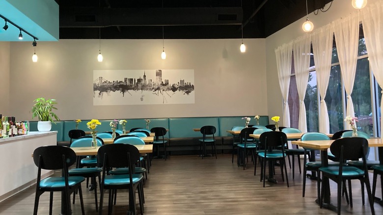Interior of Modern Thai Restaurant in Tyrone, Georgia