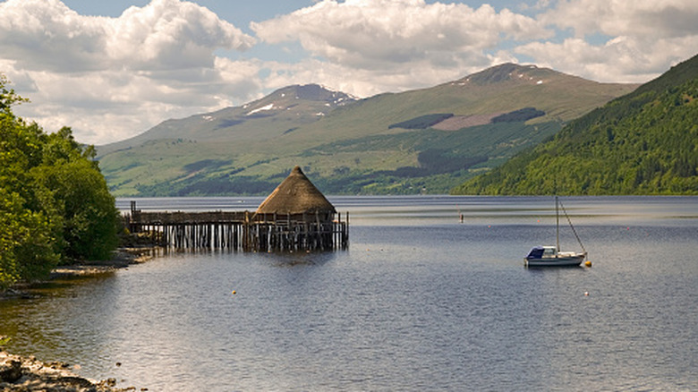 Crannog Centre on Loch Tay, Scotland