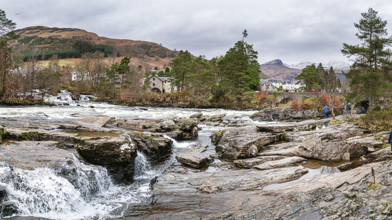 Falls of Dochart in Killin, Scotland