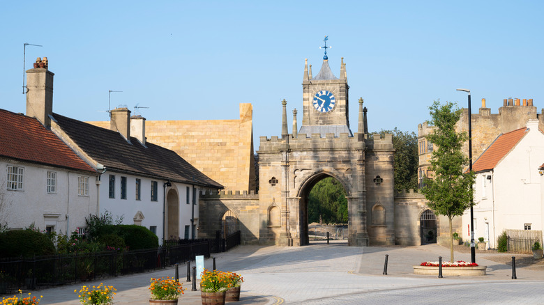 Bishop Auckland market town in Durham