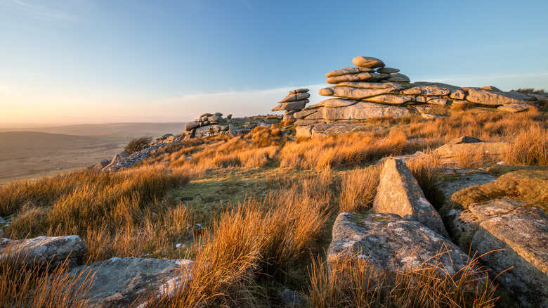 Rock formations on Bodmin Moor, Cornwall