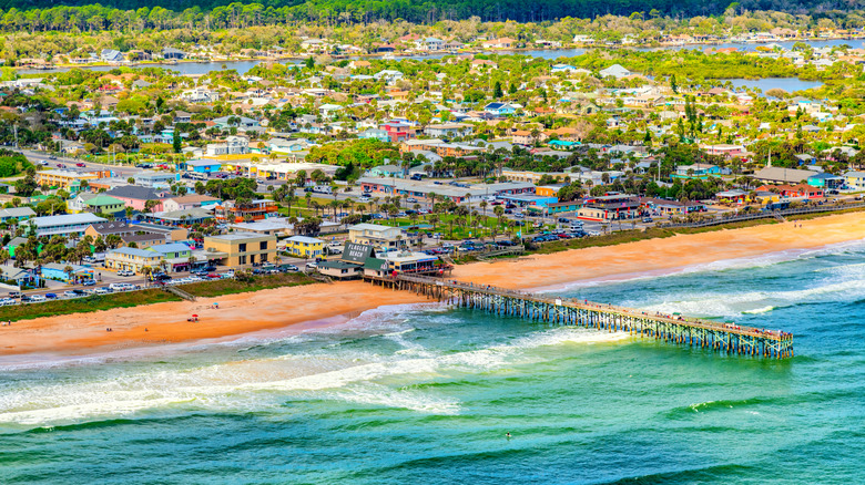 A view of Flagler Beach.