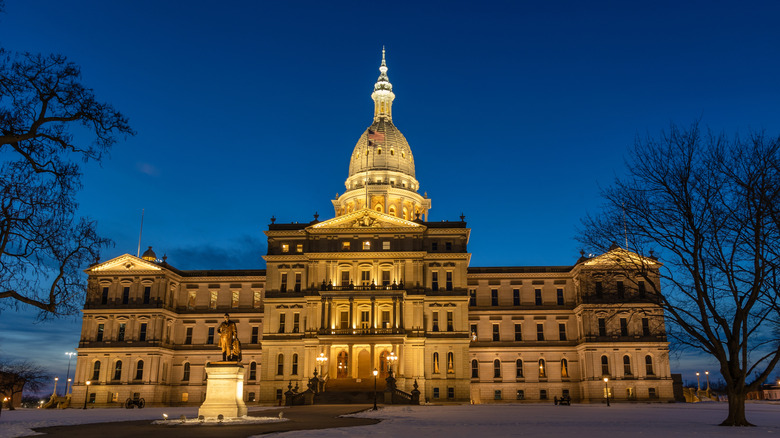 State Capitol Building of Michigan in Lansing, MI