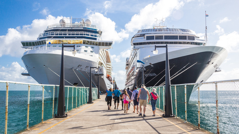 Cruise port at St. Kitts