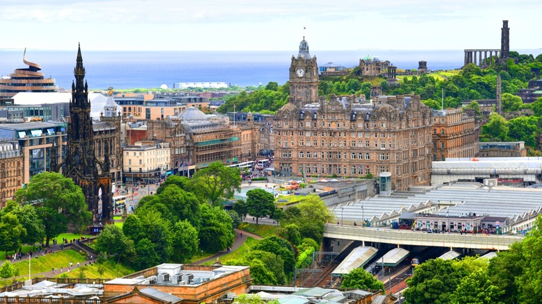 Buildings in Edinburgh, Scotland