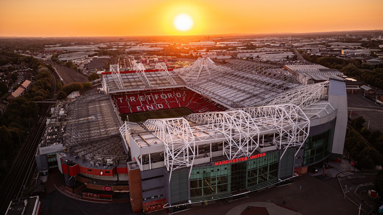 Sunrise over Old Trafford