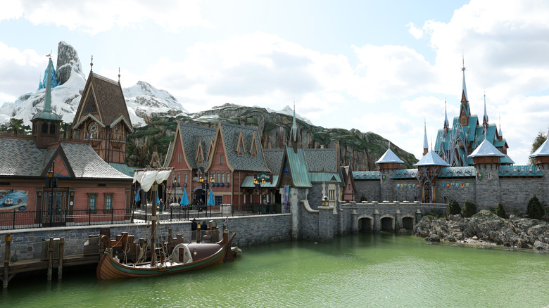 General view of Arendelle: World Of Frozen at Disneyland Paris on March 28, 2026