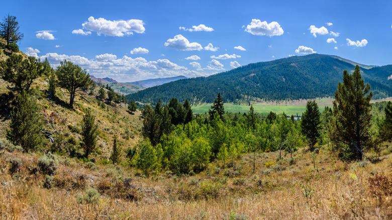 The Gros Ventre range in Jackson Hole, near the Tetons