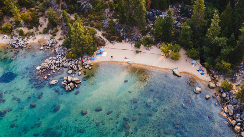 Secret Harbor Beach in Lake Tahoe