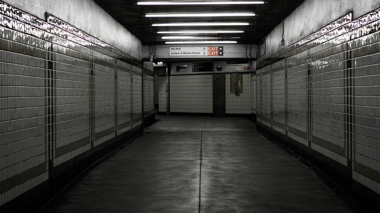 Part of the underground concourse in Center City, Philadelphia