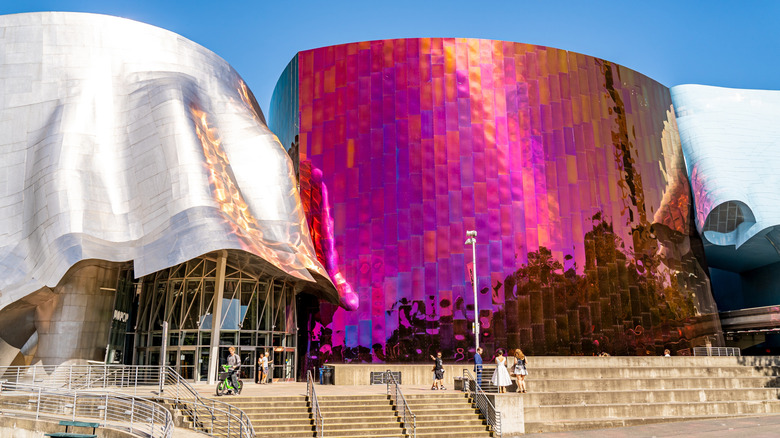 Exterior of Museum of Pop Culture in Seattle, Washington