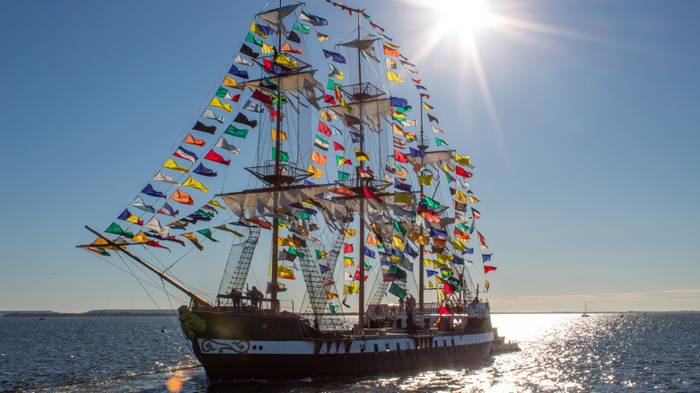 Pirate ship at the Gasparilla Festival in Tampa