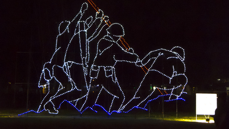 Christmas lights in Pigeon Forge