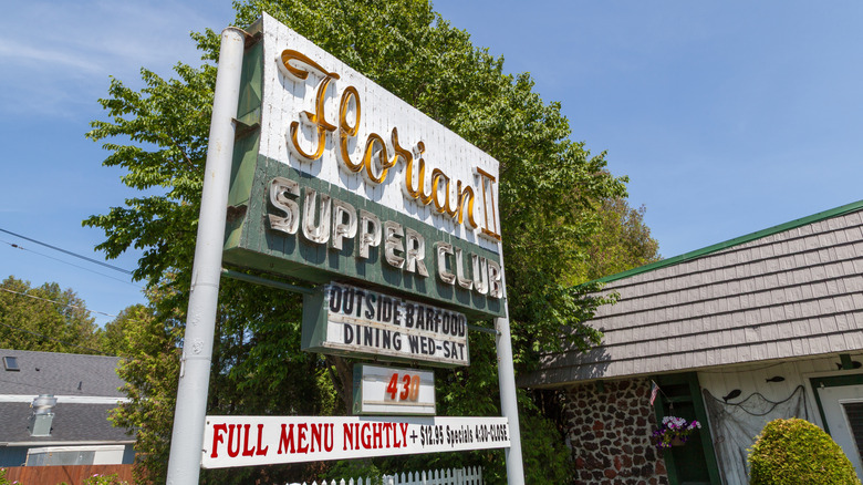 The Florian II Supper Club in Bailey's Harbor, Wisconsin