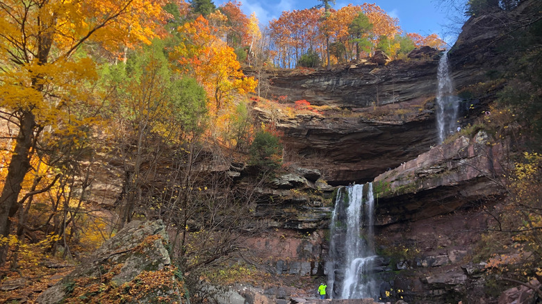 Kaaterskill Falls waterfall in the Hudson Valley