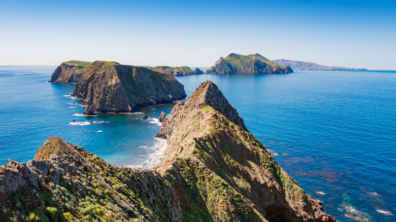View from Inspiration Point on Anacapa Island in Channel Islands National Park California