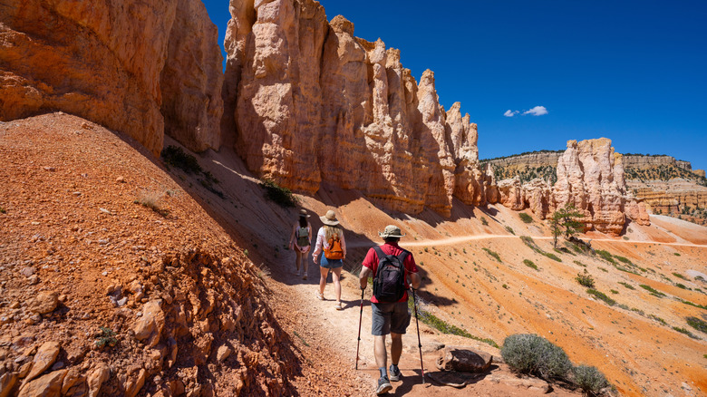 Hikers in Bryce Canyon