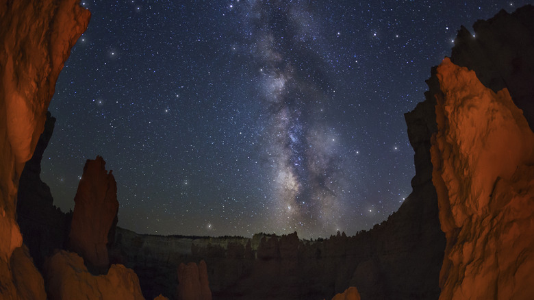 The Milky Way at night in Bryce Canyon