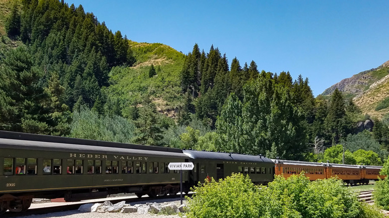 Heber Valley railroad at Vivian Park, Utah