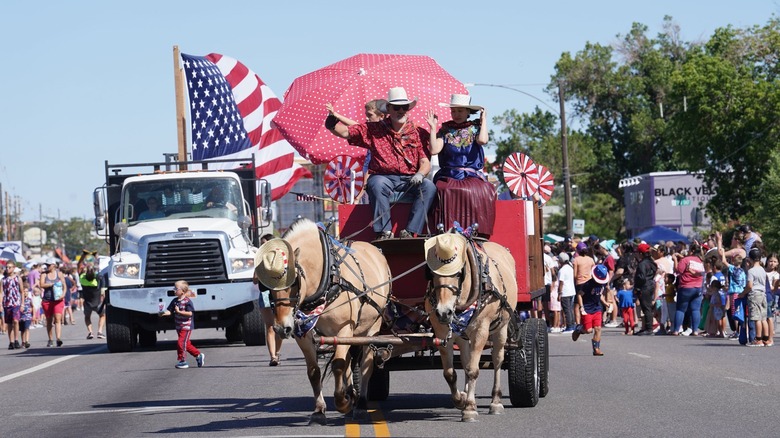 Clearfield Utah during the Freedom Festival parade