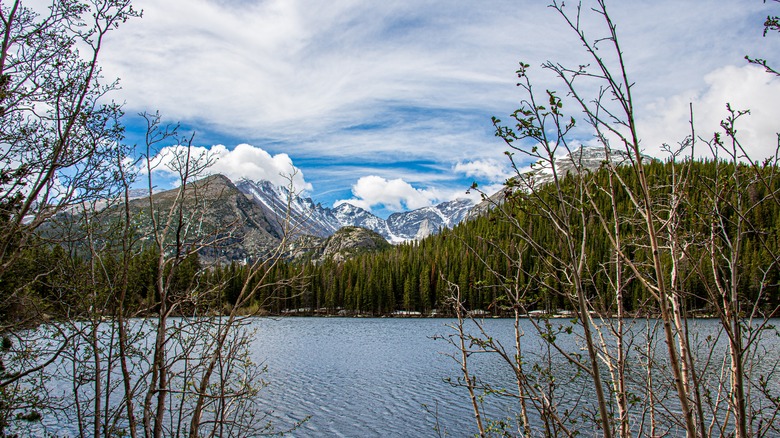 Bear Lake on a semi-cloudy day
