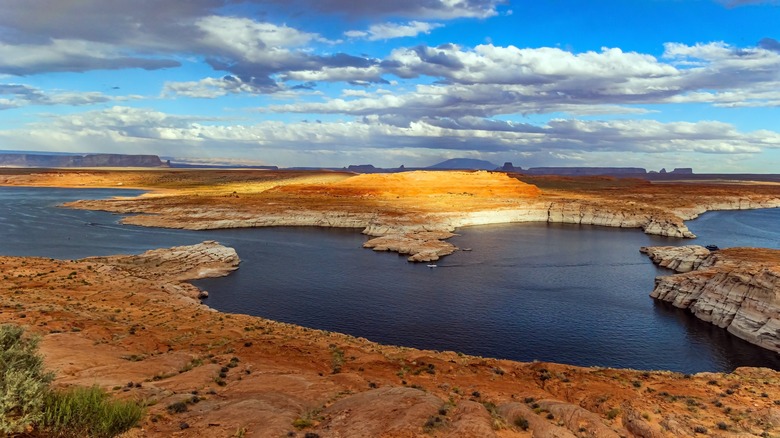 Aerial view of Navajo Lake in Utah